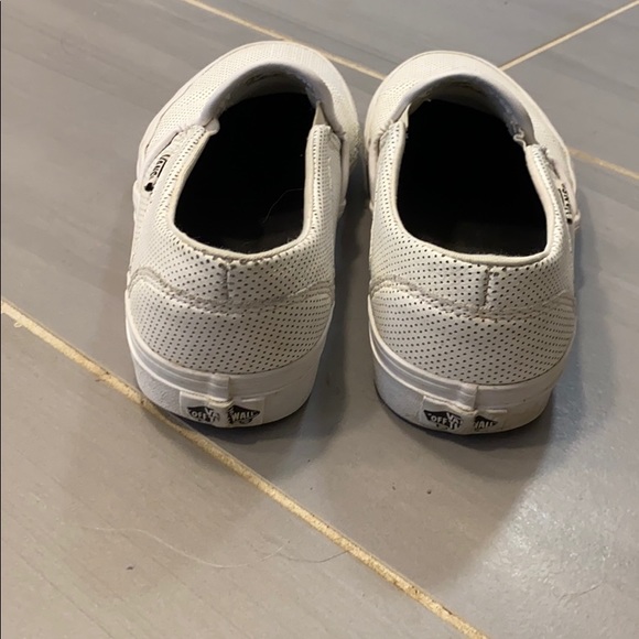 White pleather vans - Picture 2 of 4